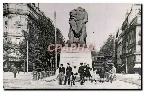 Paris 14 REPRODUCTION - Le Lion de Belfort - Place Denfert Rochereau - Ansichtskarte AK