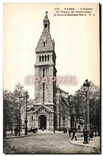 Paris(14) Automobile- L&#39Eglise St-Pierre de Montrouge-St Pierre of Montrouge Church - Cartes postales