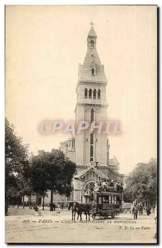 Paris(14) Cheval- L&#39Eglise St-Pierre de Montrouge-St Pierre of Montrouge Church - Ansichtskarte AK