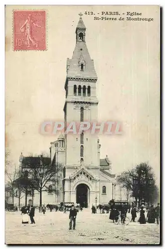 Paris(14) L&#39Eglise St-Pierre de Montrouge-St Pierre of Montrouge Church - Ansichtskarte AK