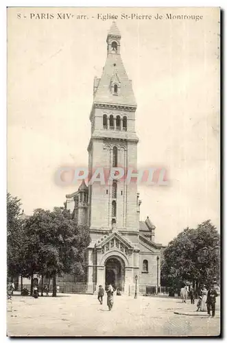 Paris(14) L&#39Eglise St-Pierre de Montrouge-St Pierre of Montrouge Church - Ansichtskarte AK