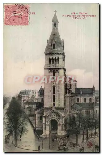 Paris(14) L&#39Eglise St-Pierre de Montrouge-St Pierre of Montrouge Church - Ansichtskarte AK