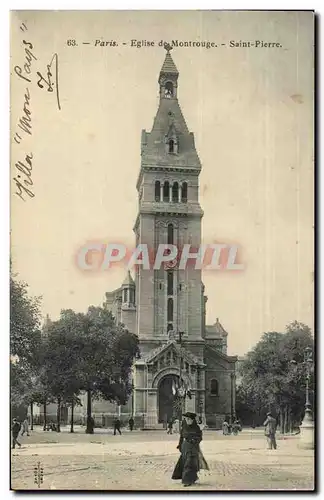 Paris(14) L&#39Eglise St-Pierre de Montrouge-St Pierre of Montrouge Church - Ansichtskarte AK