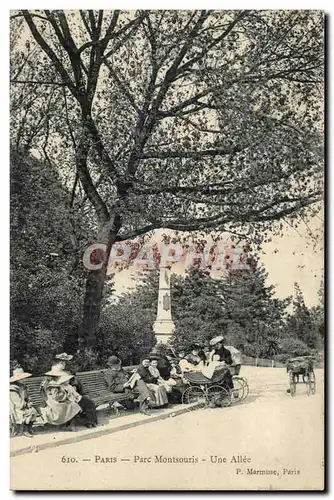 Paris - 14 Parc Montsouris - Une Allee - Cartes postales