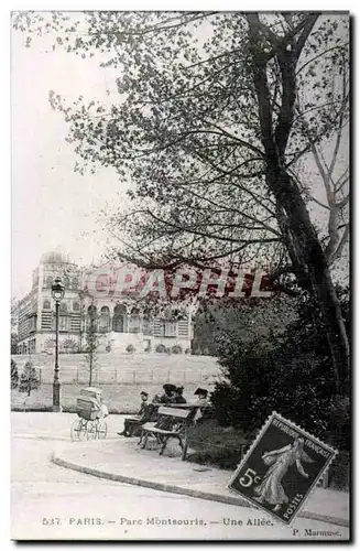 PHOTO d&#39une Cartes postales Paris - 14 Parc Montsouris - Une Allee