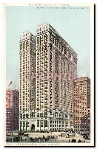 New York- The Equitable Building Cartes postales