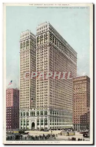 New York- The Equitable Building Cartes postales