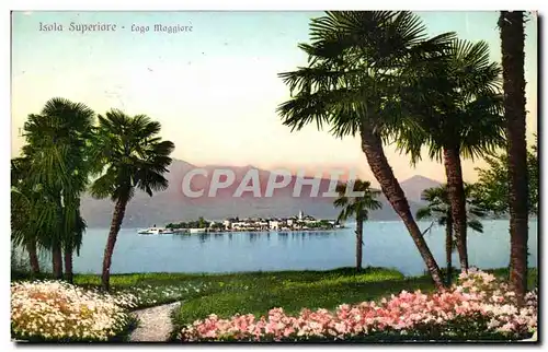 Cartes postales Italie Italia isola Superiore Lago maggiore