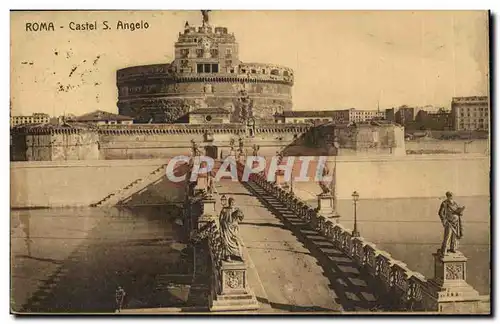 Cartes postales Italie Italia Roma Castel S Angelo