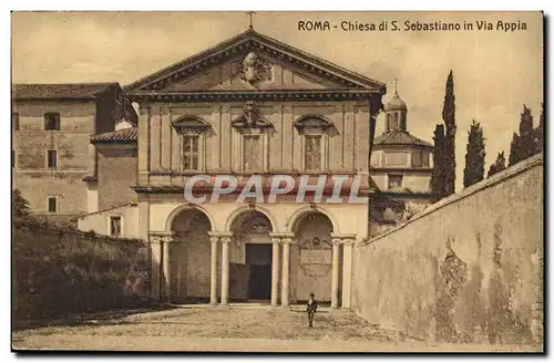 Ansichtskarte AK Italie Italia Roma Chiesa di S Sebastiano in Via Appia