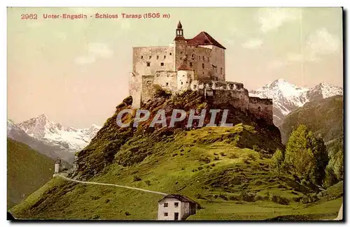 Cartes postales Suisse Unter Engadin Schloss Tarasp (1505)