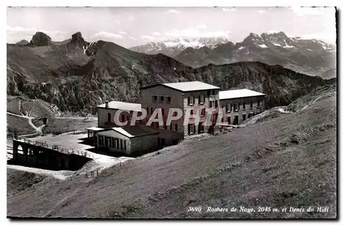 Cartes postales moderne Suisse Rochers de Naye et dents du midi