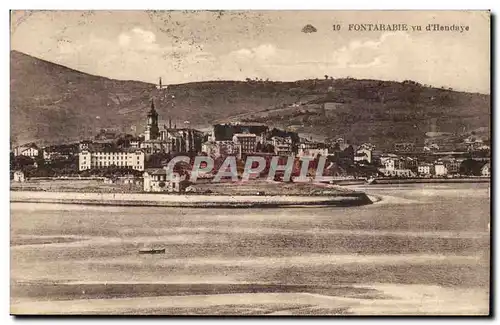 Cartes postales Fontarabie Vue d&#39Hendaye