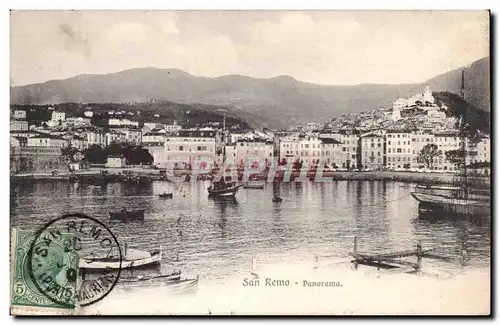 Ansichtskarte AK Italie Italia San Remo Panorama