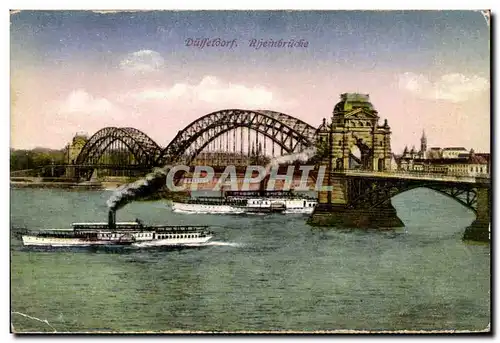 Cartes postales Dusseldorf Rheinbrucke