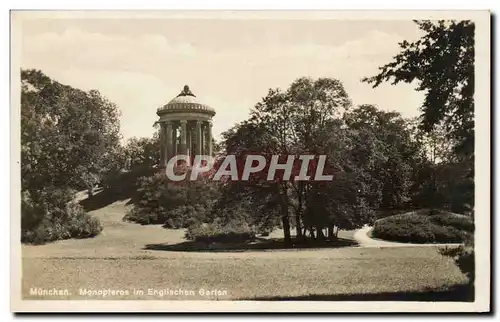 Cartes postales Munchen Monopteros im Englinschen Garten