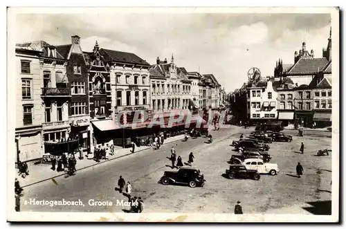 Hertogenbosch-Pays Bas-Holland- Groote Markt-Ansichtskarte AK