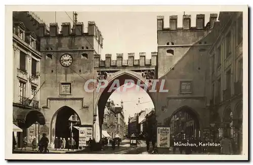 Baviere-Bayern-Munchen-Karlstor -Cartes postales