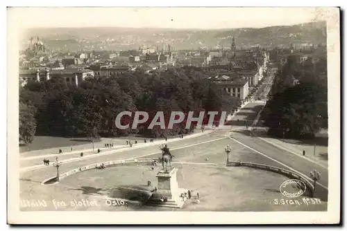 Cartes postales Norway Norvege Oslo Utsikt fra Slottet