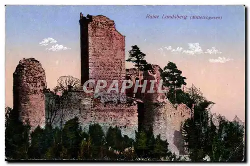 Cartes postales Ruine Landsberg Mittelvogesen