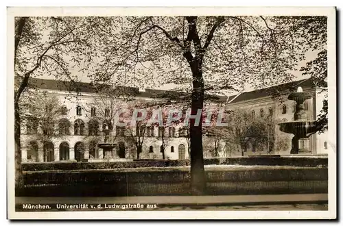 Cartes postales Muenchen Universitat Ludwigstrasse aus