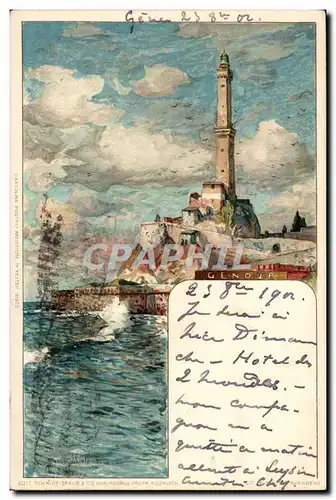 Cartes postales italie Italia Genova