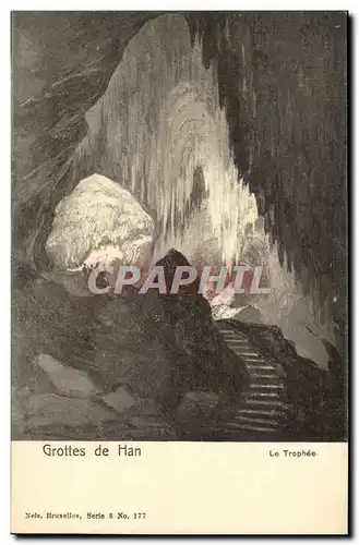 Cartes postales Grottes de Han Le trophee