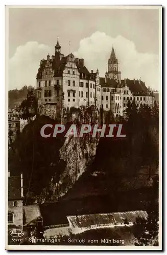 Cartes postales Sigmaringen Schloss vom Muhlberg