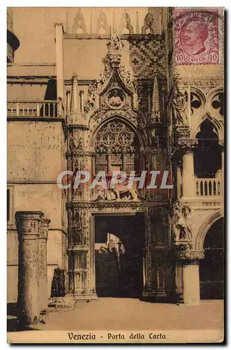 Cartes postales Italie Italia Venezia Porta della carta