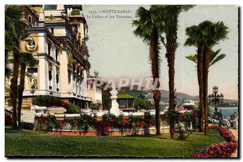 Monaco - Monte Carlo - Le Casino et les Terrasses - Cartes postales