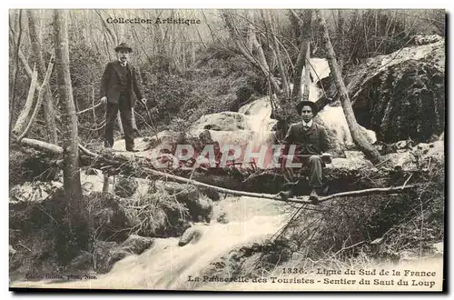 Environs de Nice - Ligne du Sud de la France - train - Sentier du Saut du Loup - La Passerelle - Ansichtskarte AK