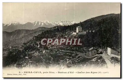 Piera Cava - pres Nice - Station d&#39ete - Chaine des Alpes - Ansichtskarte AK