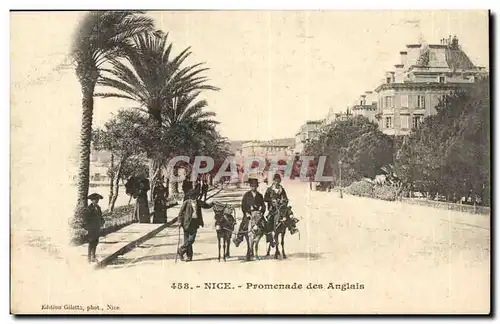 Nice - Promenade des Anglais - ane - donkey - Cartes postales