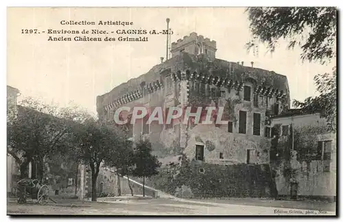 Cagnes - Environs de Nice - Ancien Chateau des Galmaldi - Ansichtskarte AK