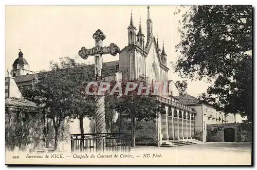 Environs de Nice - Chapelle de Couvent de Cimiez - Ansichtskarte AK