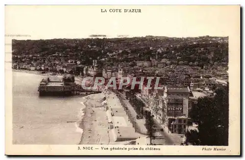 Nice - Vue Generale prise du Chateau - vichy - Ansichtskarte AK