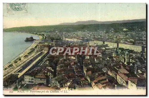 Nice - Panorama pris du Chateau - Cartes postales