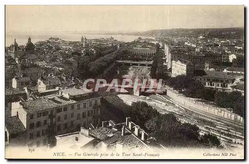 Nice - Vue Generale prise de la Tour Saint Fraancois- Ansichtskarte AK