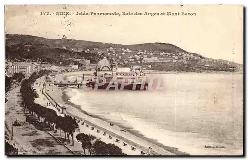 Nice - Jetee Promenade - Baie des Anges et Mont Boron - Ansichtskarte AK