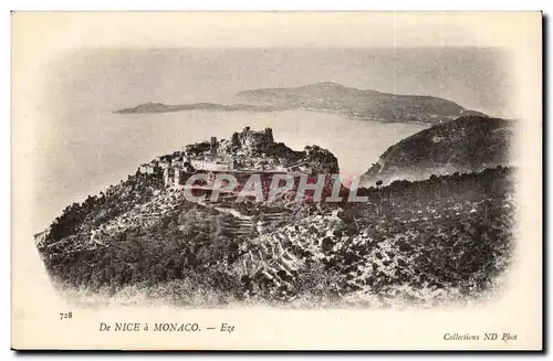 De Nice a Monoco - Eze - Cartes postales