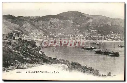 Villefranche - La Rade - bateau - Cartes postales