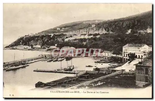 Villefranche - La Darse et les Casernes - Cartes postales