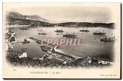 Villefranche - La Rade - bateau - Cartes postales