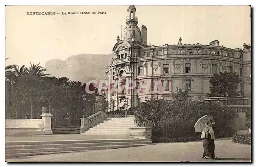 Monaco - Monte Carlo - La Grand Hotel de Paris - Cartes postales