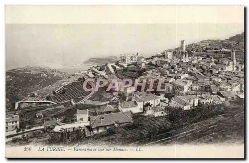 La turbie - Panorama et vue sur Monaco - Cartes postales