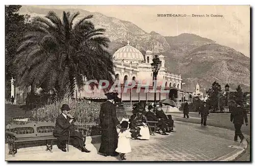 Monaco - Monte Carlo - Devant Le Casino - Cartes postales