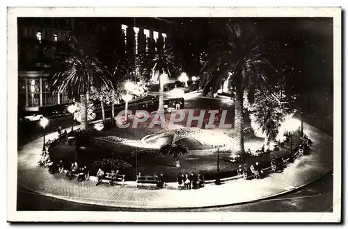 Monaco - Monte Carlo - La Place du Casino -nuit palmier - palm - Cartes postales