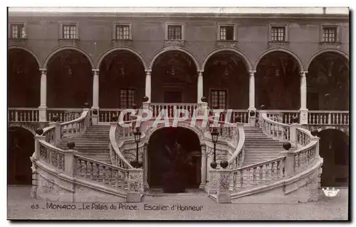 Monaco - Monte Carlo - Le Palais du Prince - Escalier d&#39Honneur - Cartes postales