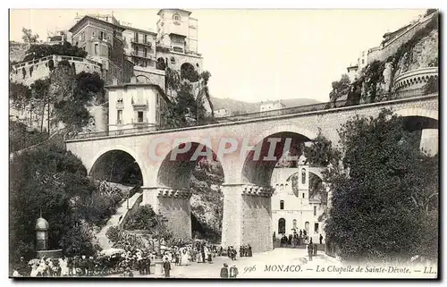 Monaco - Monte Carlo - La Chapelle de Sainte Devote - Ansichtskarte AK