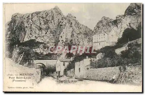 Menton - Pont Saint Louis - Cartes postales